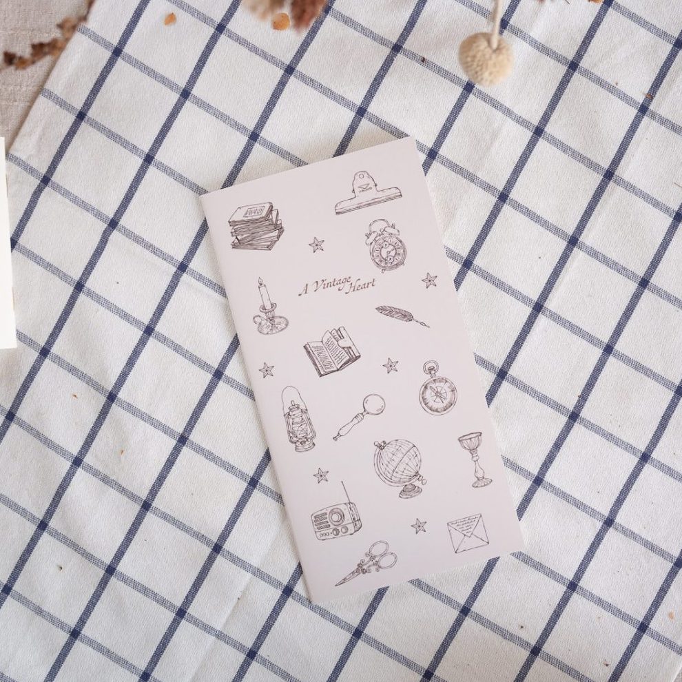 Sho Little Happiness Notebook - A Vintage Heart