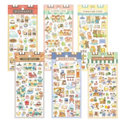 Waku Waku Workers stickers from mindwave