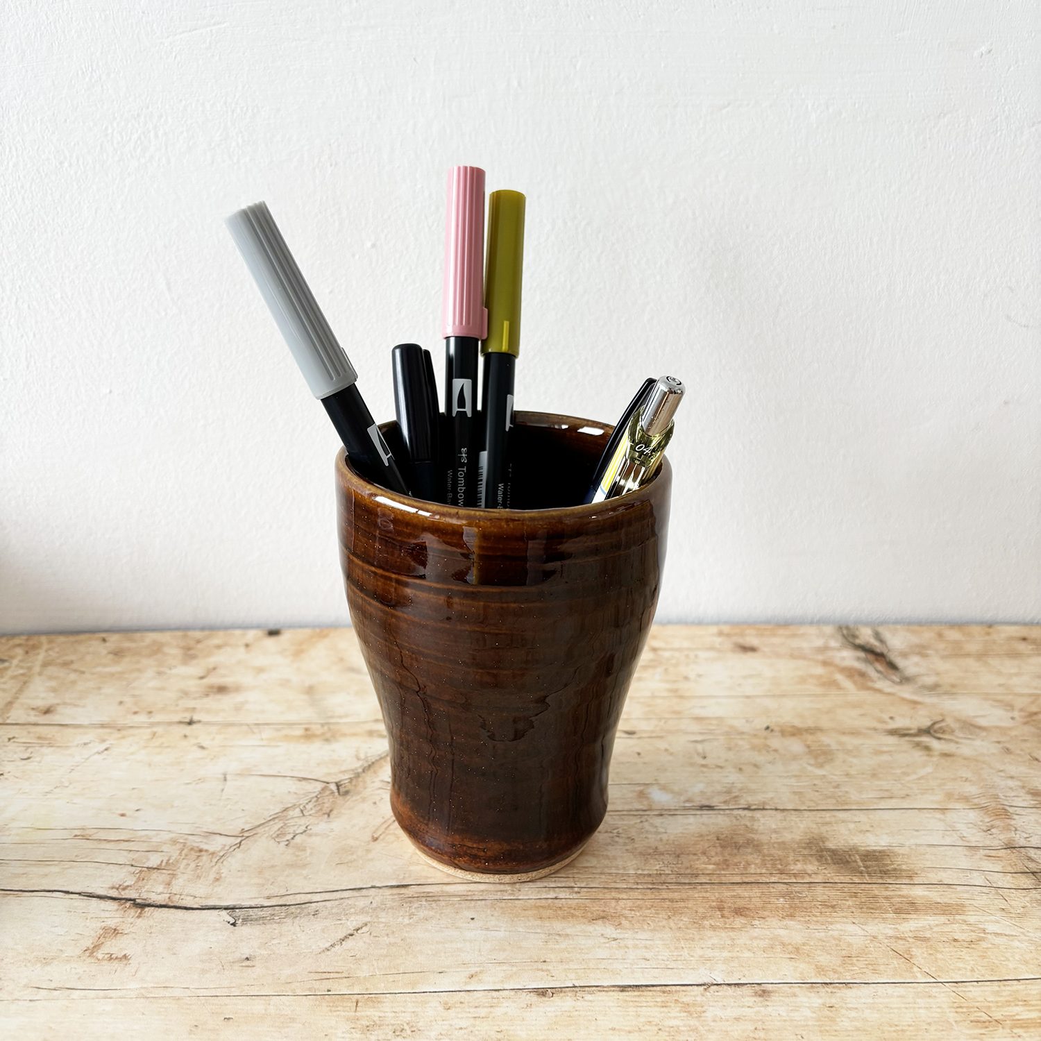 Shussai Kiln Pottery Shochu Cup - Handmade Earthen Tumbler