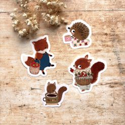 Nettle and Twig Vinyl Sticker Set C