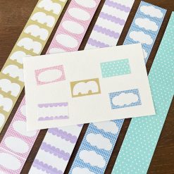 Stamp Marché Labeler Sticker Roll – Cloud Frame (Sky) — gallery