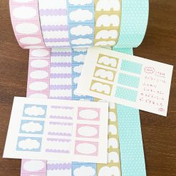 Stamp Marché Labeler Sticker Roll – Oval Frame (Sakura) — gallery