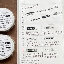 Stamp Marché Washi Tape – Planner Words — gallery
