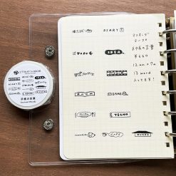 Stamp Marché Washi Tape – Planner Words — gallery