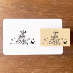 Stamp Marché Wooden Stamp – Maru-chan Beach Sketch