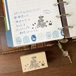Stamp Marché Wooden Stamp – Maru-chan Beach Sketch — gallery