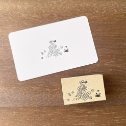Stamp Marché Wooden Stamp – Maru-chan Beach Sketch — gallery