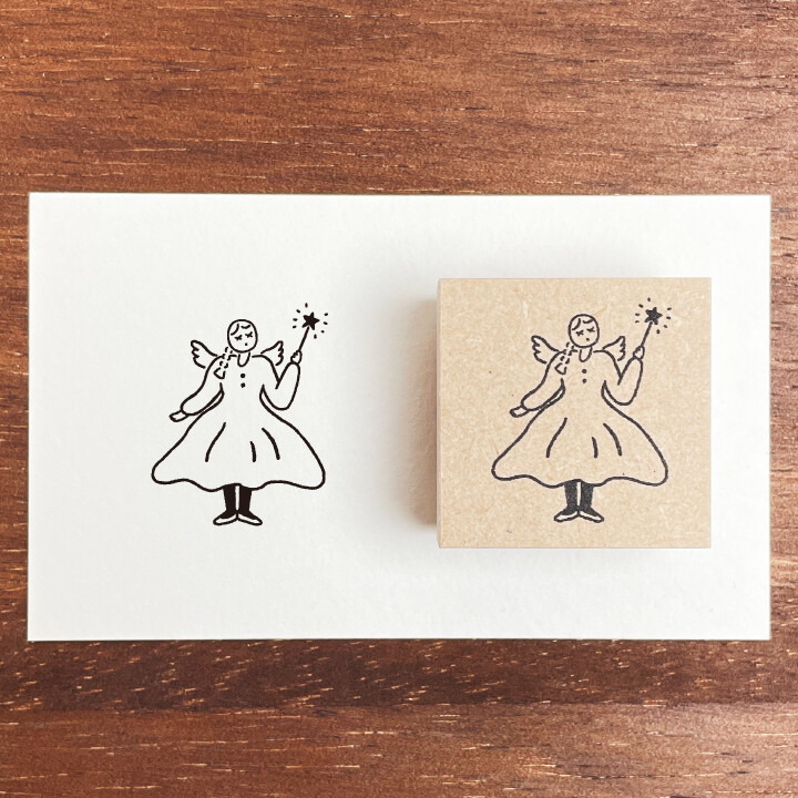 Stamp Marché Wooden Stamp – Maru-chan Fairy — gallery