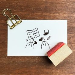 Stamp Marché Wooden Stamp – Maru-chan Stamp Time B