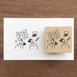 Stamp Marché Wooden Stamp – Maru-chan Stamp Time B — gallery
