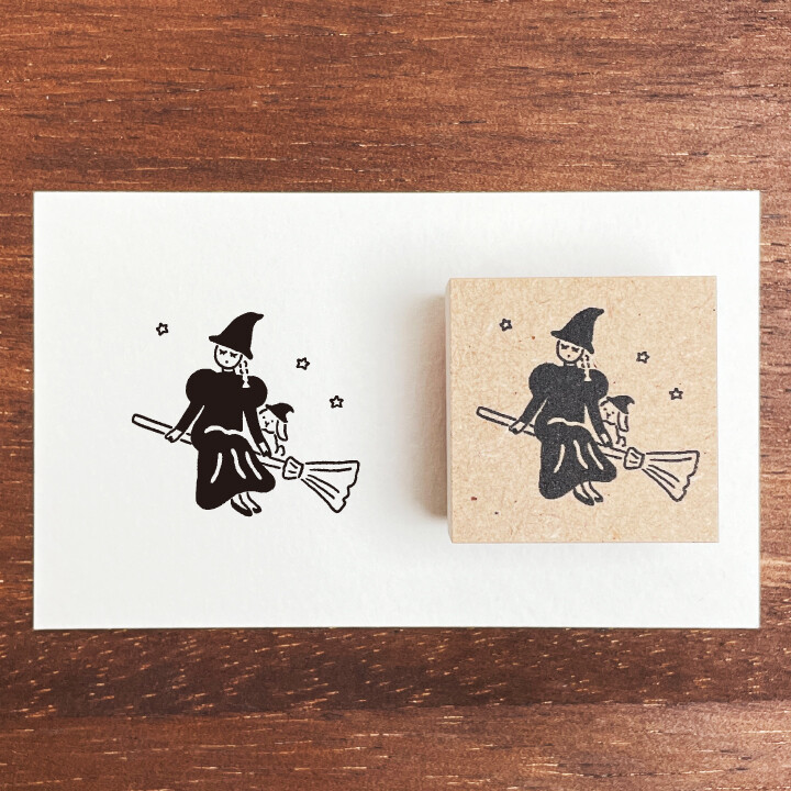 Stamp Marché Wooden Stamp – Maru-chan Witch