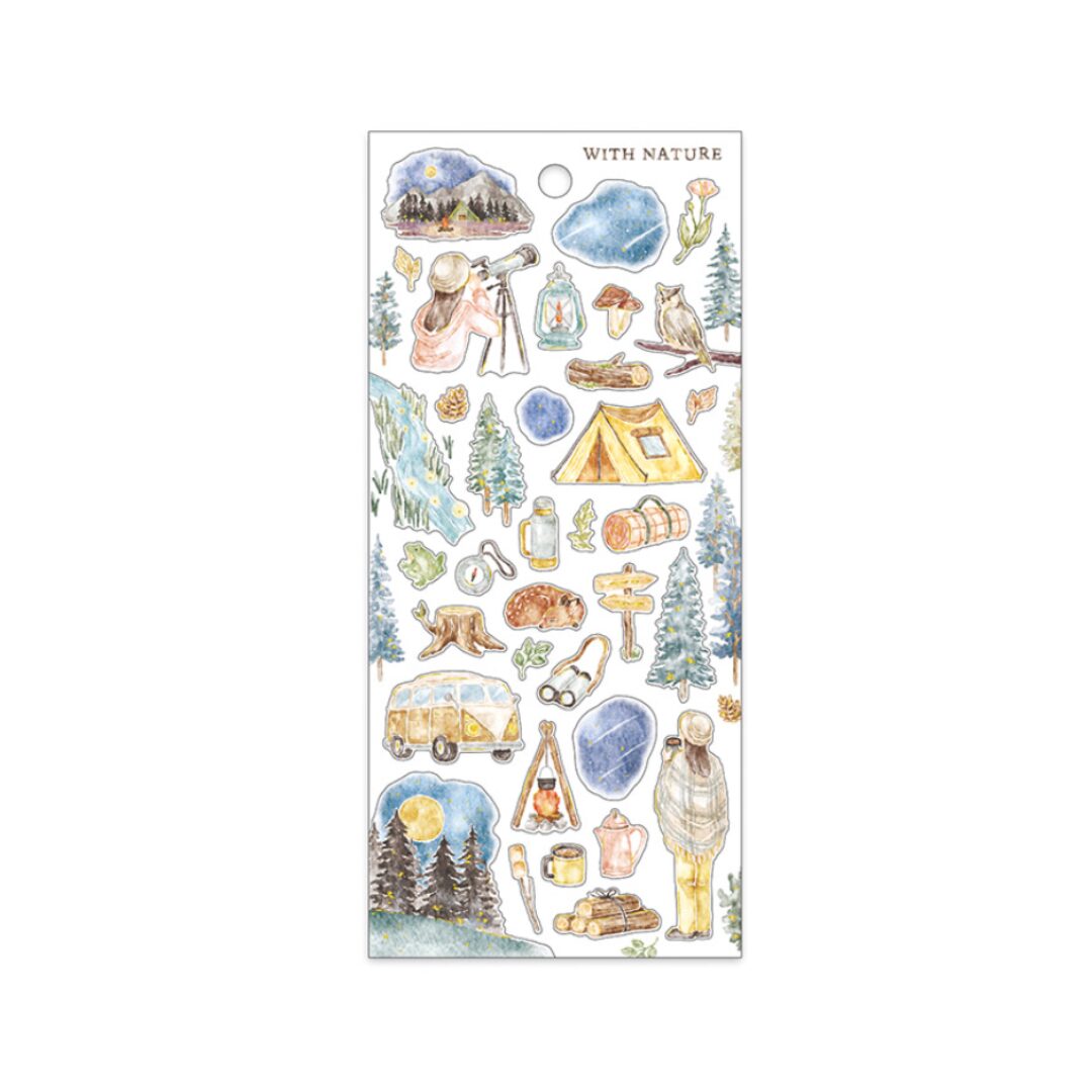 Mind Wave With Nature Stickers (6 designs)