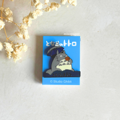Studio Ghibli Enamel Pin – Totoro with Ocarina