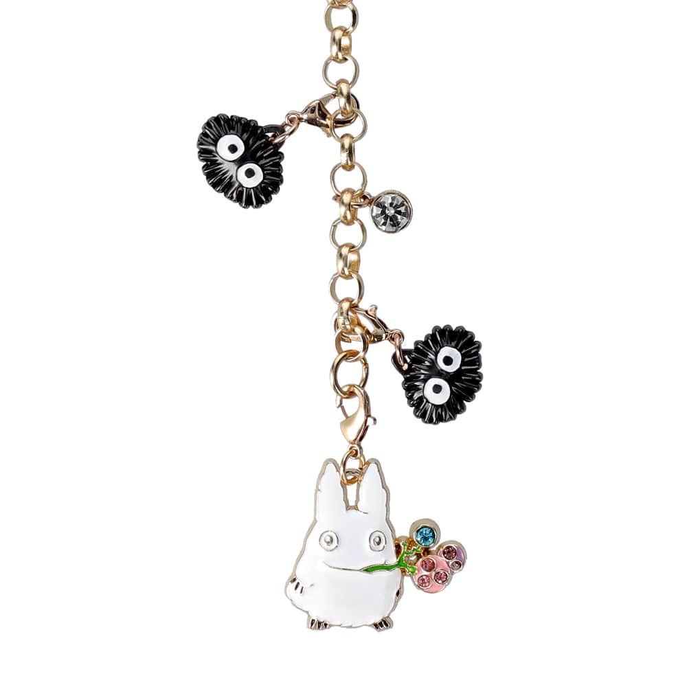 Studio Ghibli Metal Bag Charm – Small Totoro with Berries — gallery