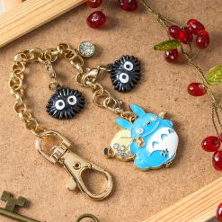 Studio Ghibli Metal Bag Charm – Totoro with Acorn