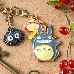 Studio Ghibli Metal Bag Charm – Totoro with Mushroom — gallery