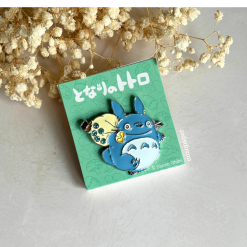 Studio Ghibli Metal Brooch – Medium Totoro