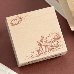 Studio Ghibli Wooden Stamp – Castle in the Sky Prologue
