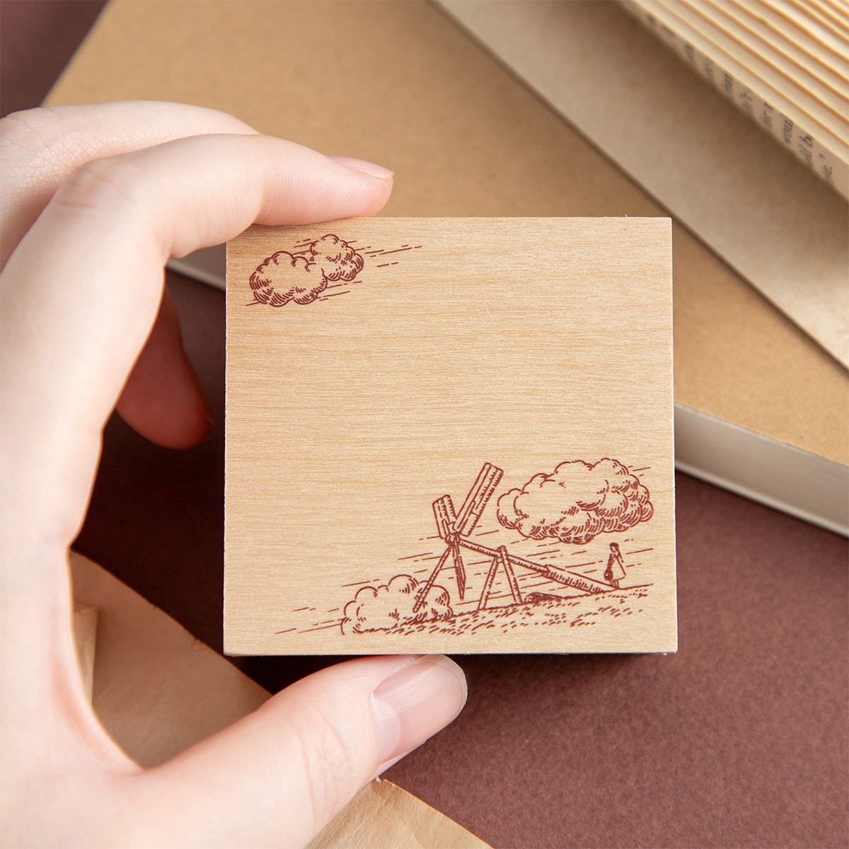 Studio Ghibli Wooden Stamp – Castle in the Sky Prologue — gallery