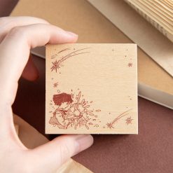 Studio Ghibli Wooden Stamp – Howl and Calcifer — gallery