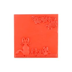 Studio Ghibli Wooden Stamp – Jiji and Kittens — gallery
