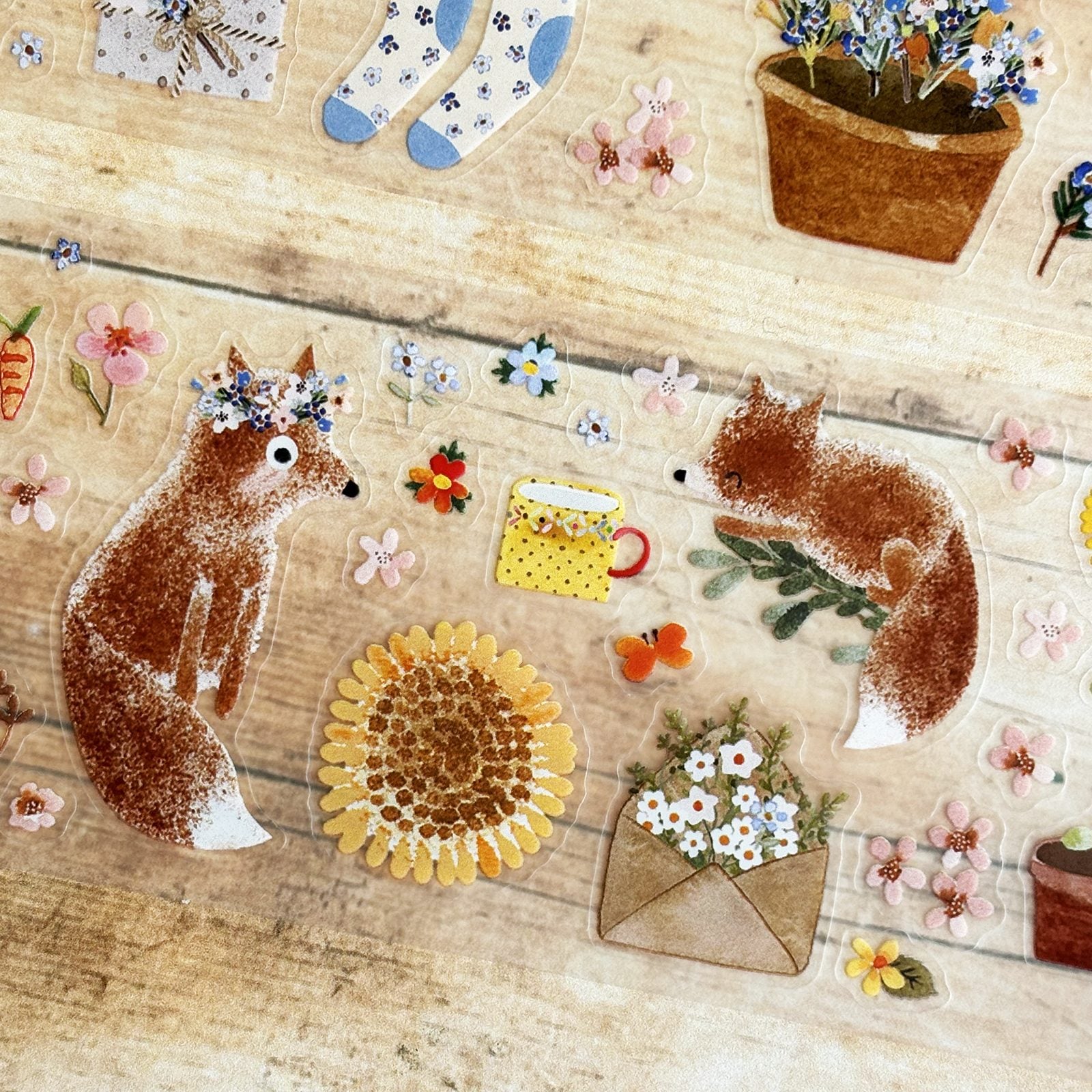 Miso Paper x Nettle and Twig Kiss-Cut "Sunny Meadow" PET tape - Image 4