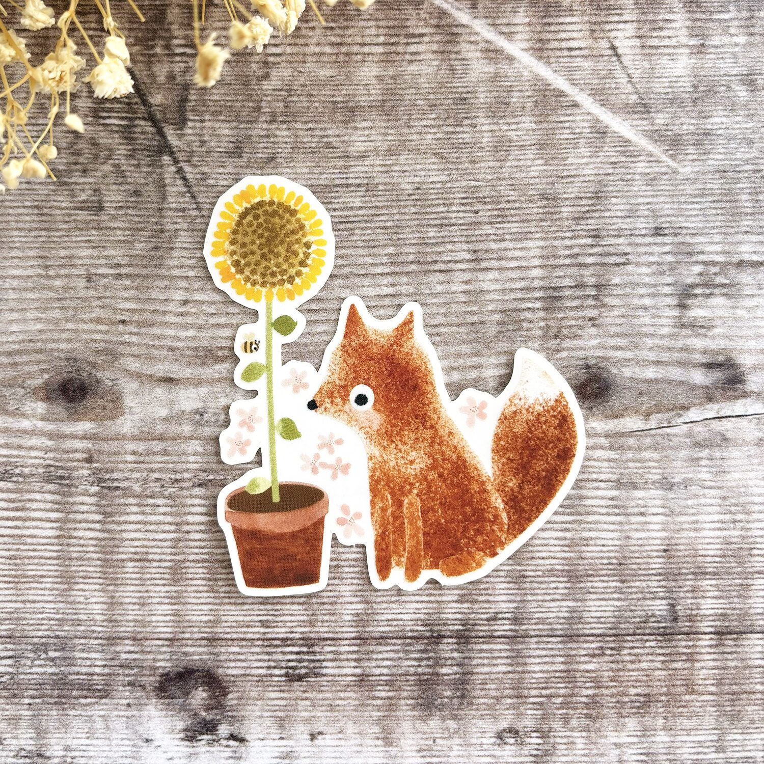 Miso Paper x Nettle and Twig Sunny Meadow Vinyl Sticker - Image 2