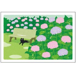 Tabi Neko Summer Postcard – Hydrangeas — gallery