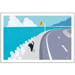 Tabi Neko Summer Postcard – Seaside Walk — gallery