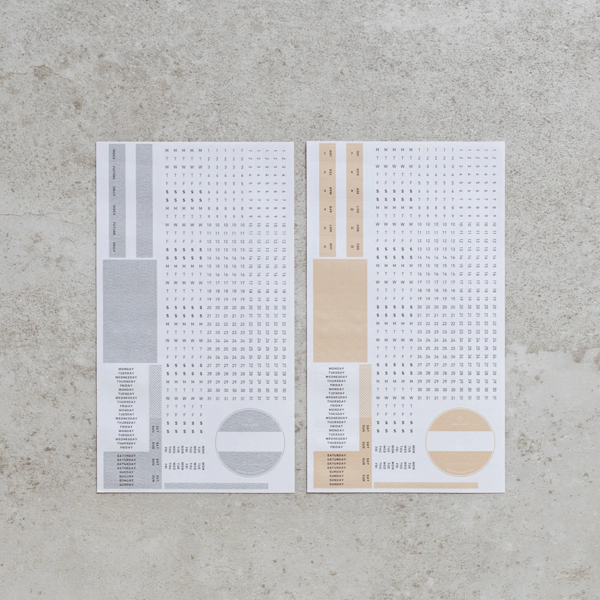 Take a Note “Record” - Calendar Stickers