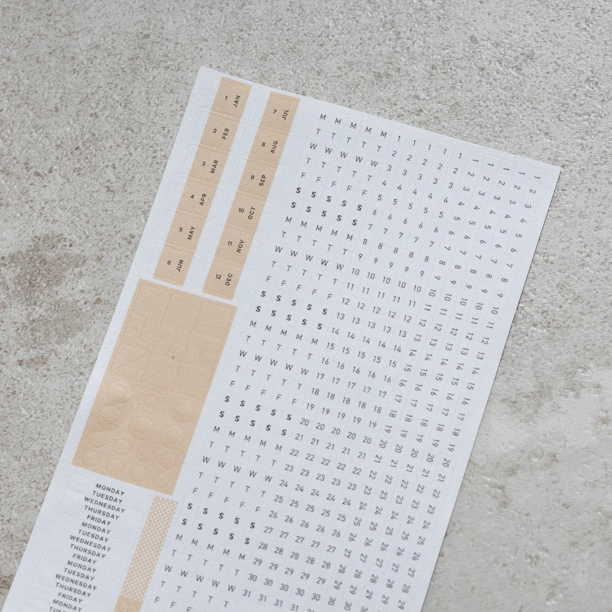 Take a Note “Record” - Calendar Stickers