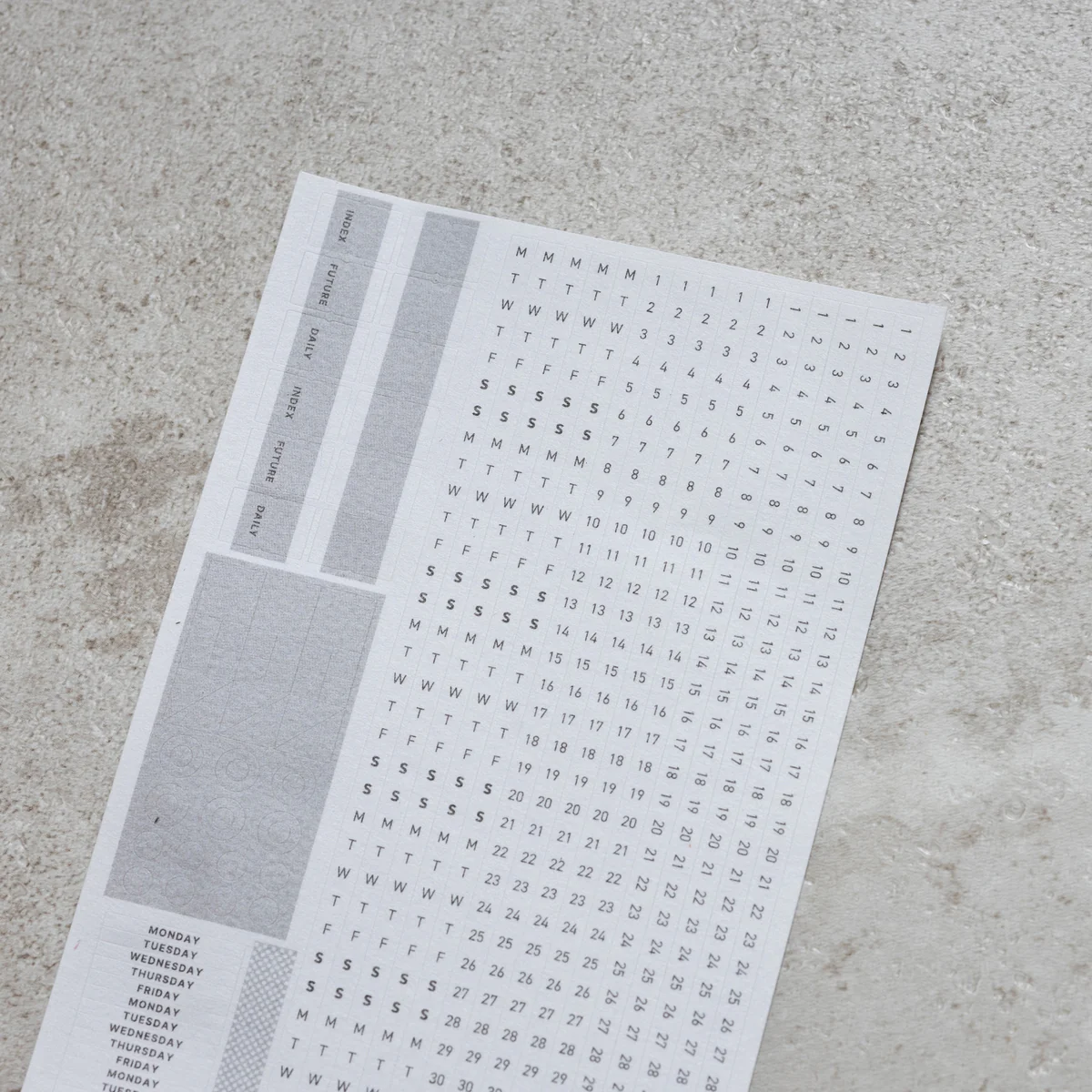 Take a Note “Record” - Calendar Stickers