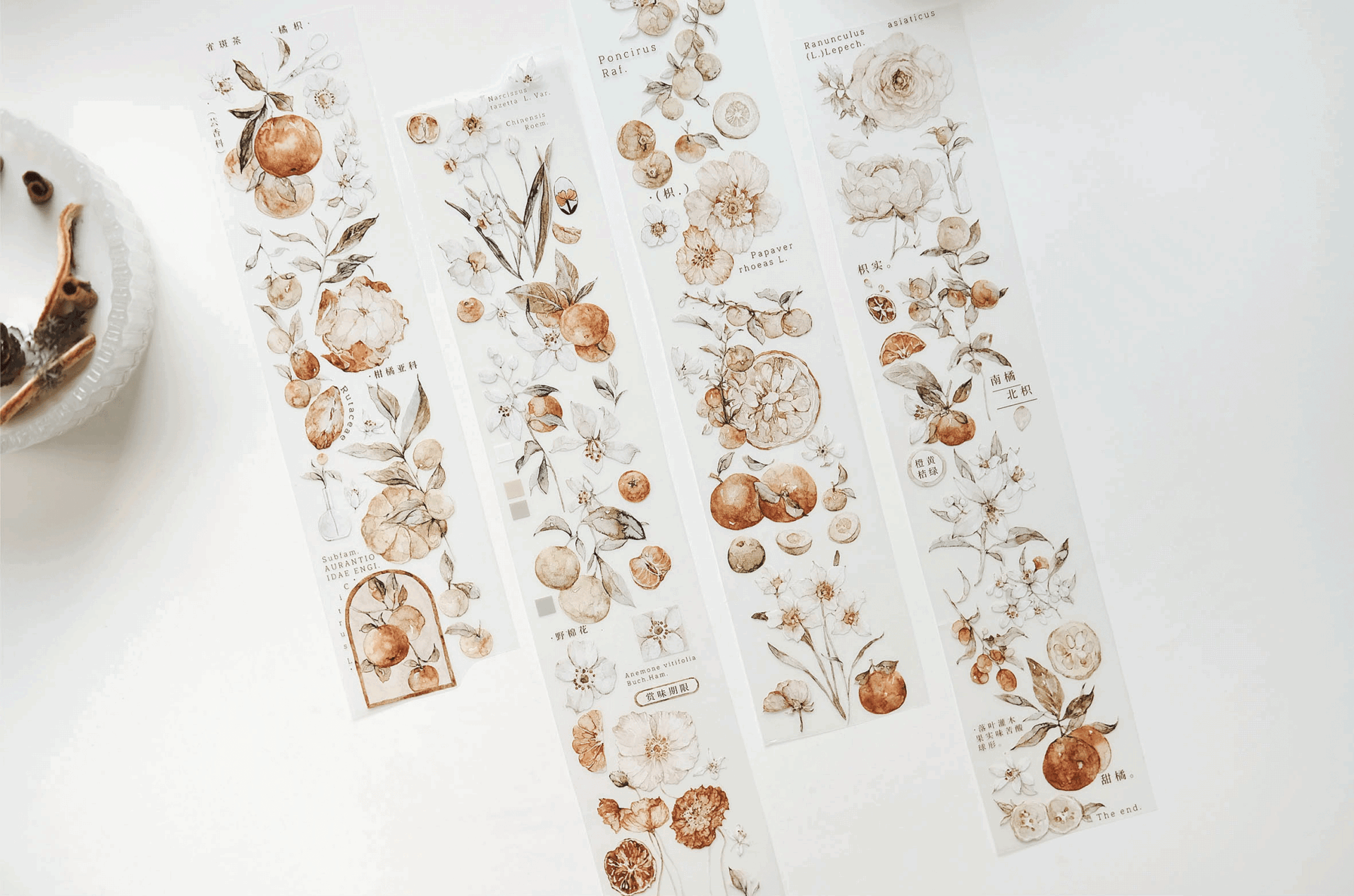 Freckles Tea Vol. 3 Collection - Tangerine (PET or Washi)