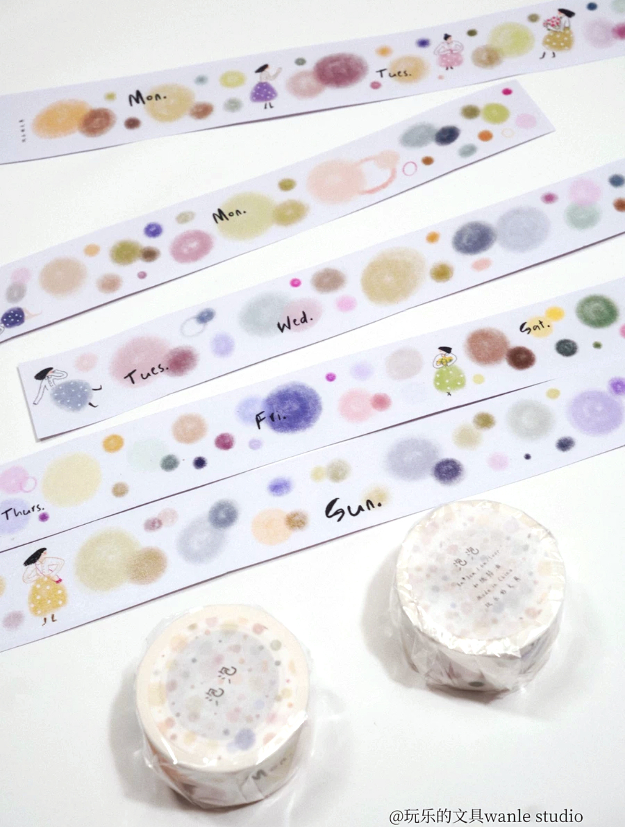 Wanle Studio Washi Tape - Bubbles
