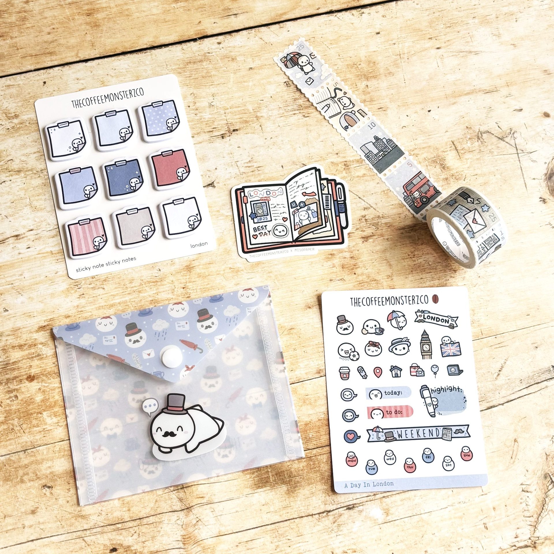 The Coffee Monsterz Co x Miso Paper London Sticker Envelope - Image 4
