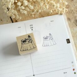 Kin.Iro.Hitode Rubber Stamp - Tea Party
