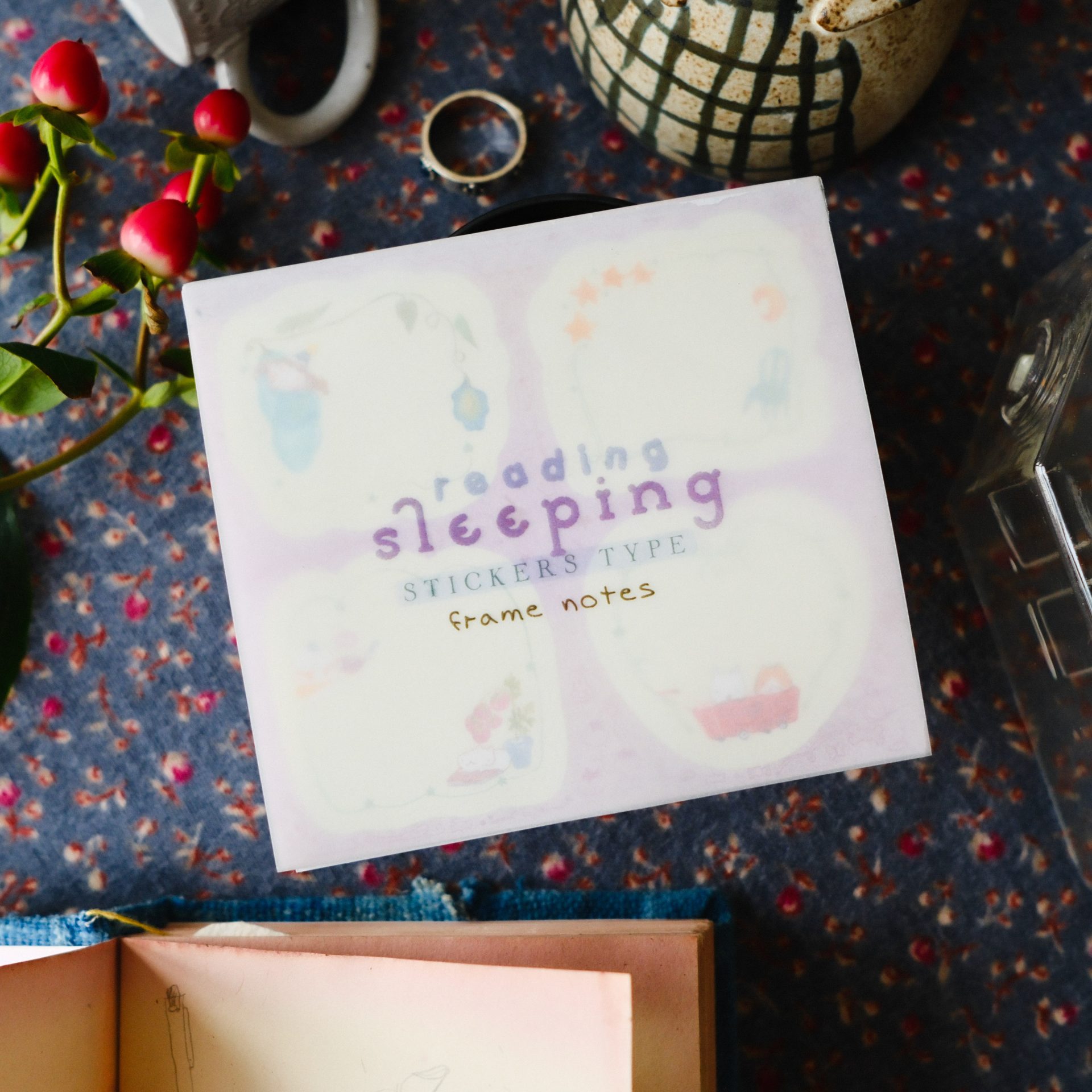 TeaYou Frame Note Stickers - Seasonal Tea Party