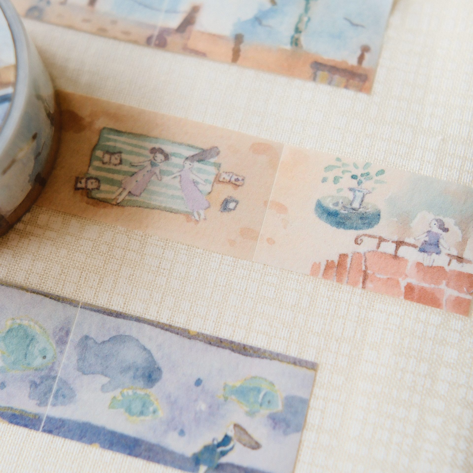 TeaYou Kiritori Pre-cut Washi Tape Set – Keshiki (Scenery) — gallery