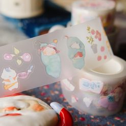 TeaYou Kiss-cut PET Tape – Reading Sleeping — gallery