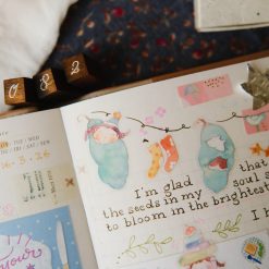 TeaYou Kiss-cut PET Tape – Reading Sleeping — gallery