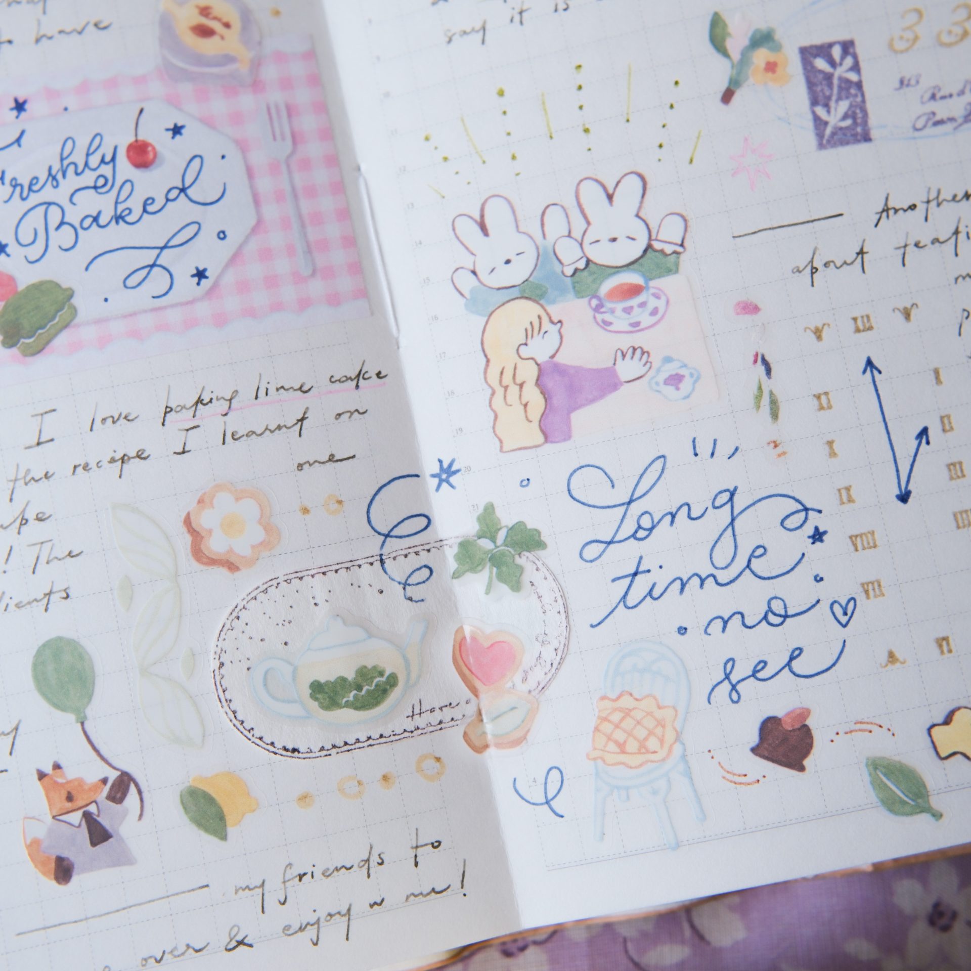 TeaYou Kiss-cut PET Tape – Seasonal Tea Party vol. 1 — gallery