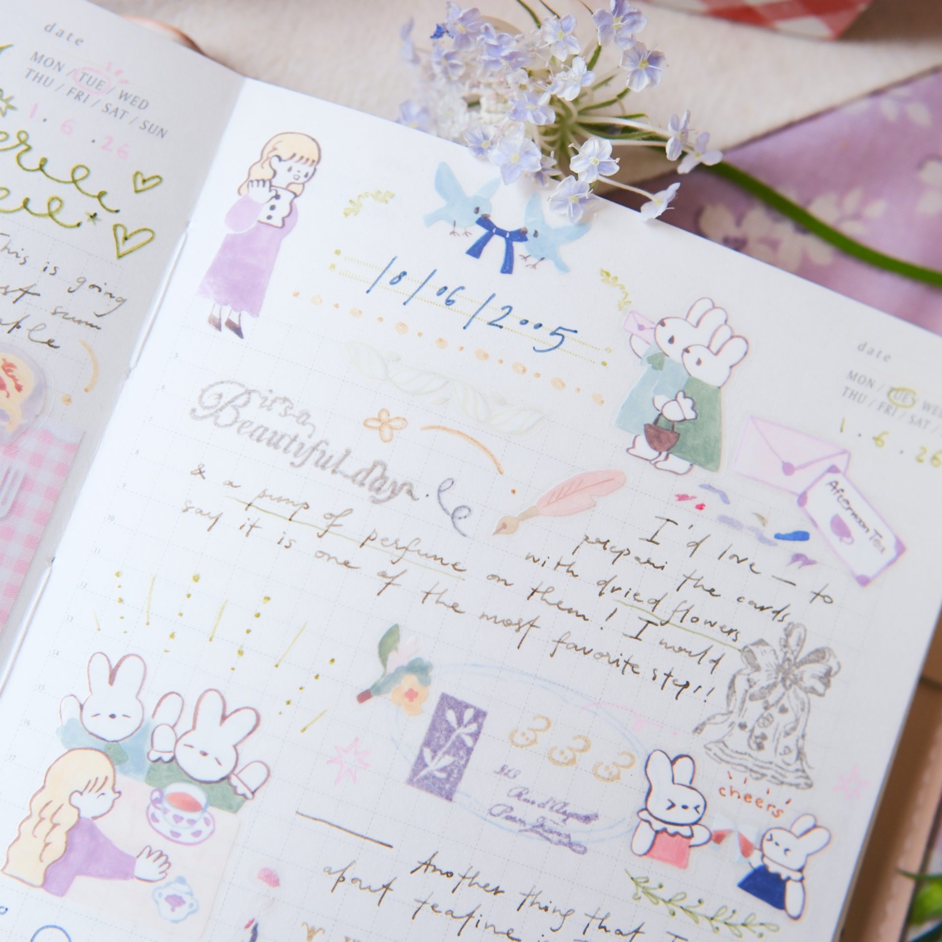 TeaYou Kiss-cut PET Tape – Seasonal Tea Party vol. 1 — gallery