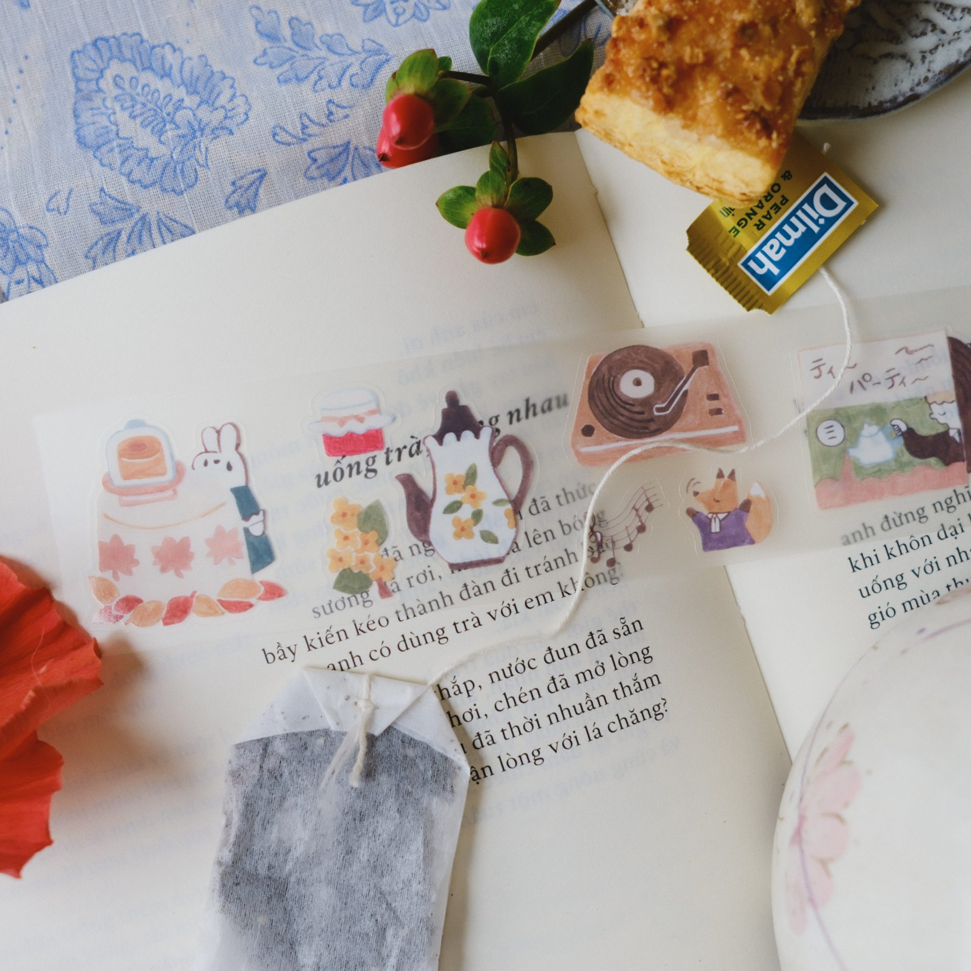 TeaYou Kiss-cut PET Tape – Seasonal Tea Party vol. 2 — gallery