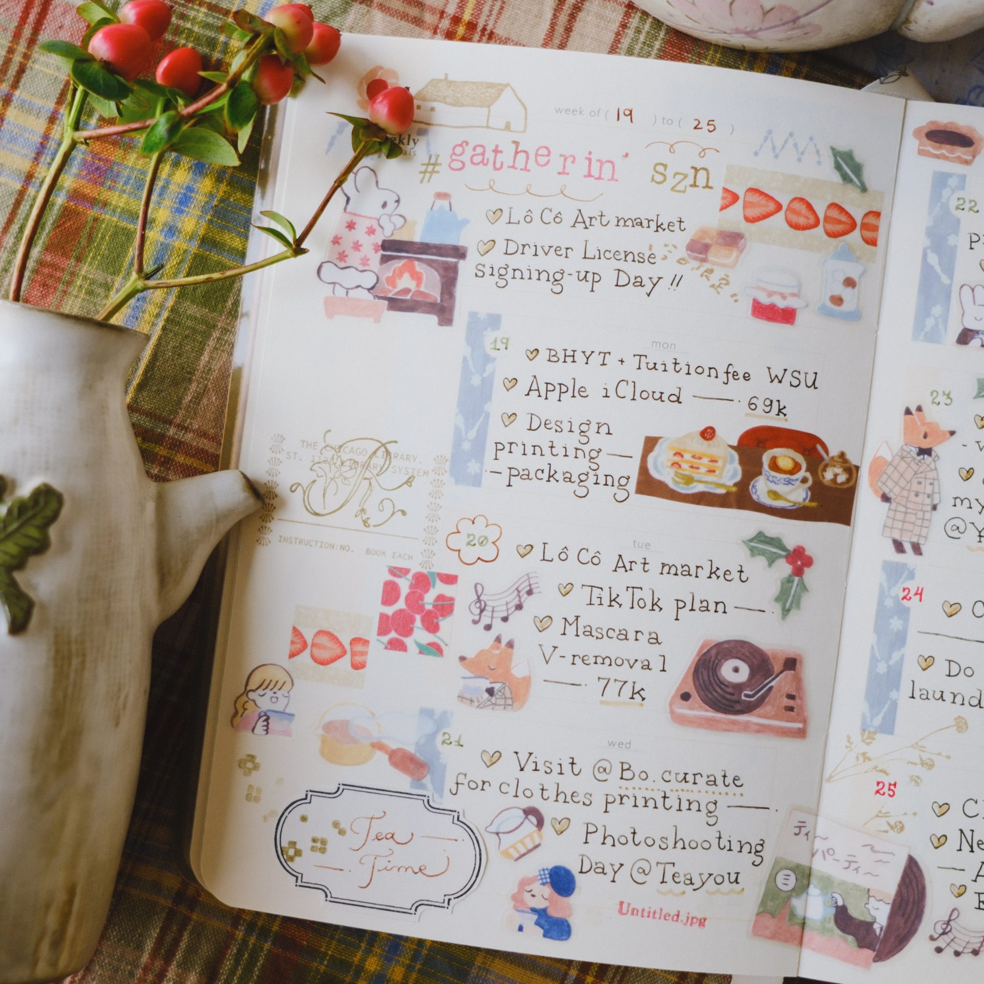 TeaYou Kiss-cut PET Tape – Seasonal Tea Party vol. 2 — gallery