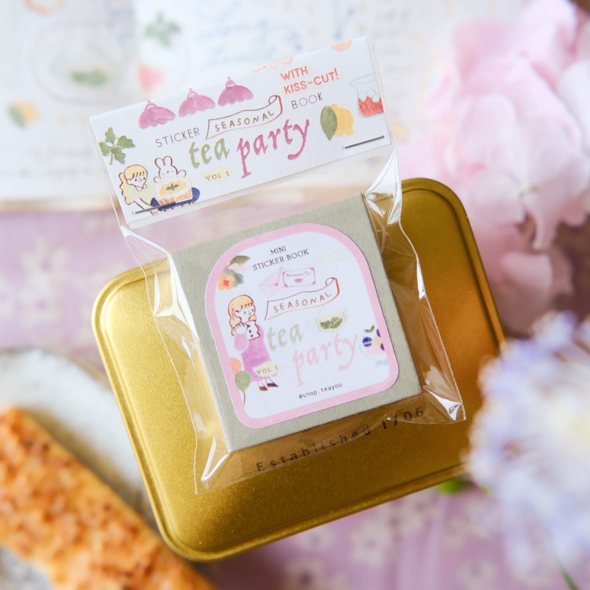 TeaYou Mini Sticker Book – Seasonal Tea Party vol. 1 — gallery
