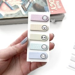 The Coffee Monsterz Co Emoti Sticky Note Flags Positive Pastels