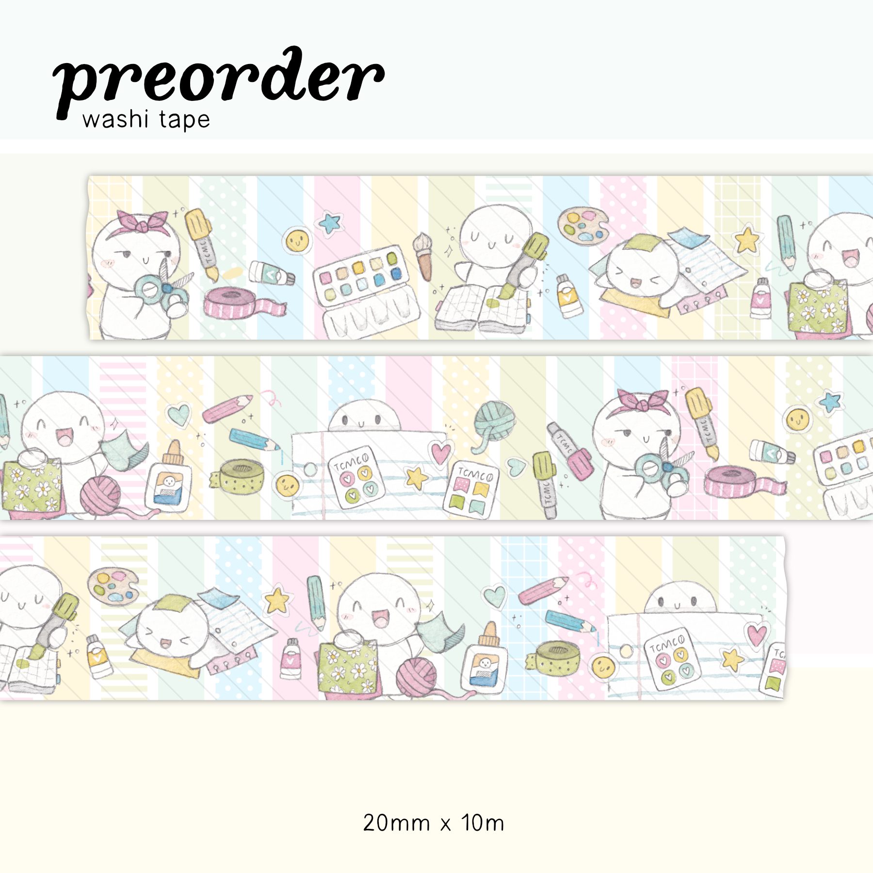 The Coffee Monsterz Co Colourful Crafts Washi Tape