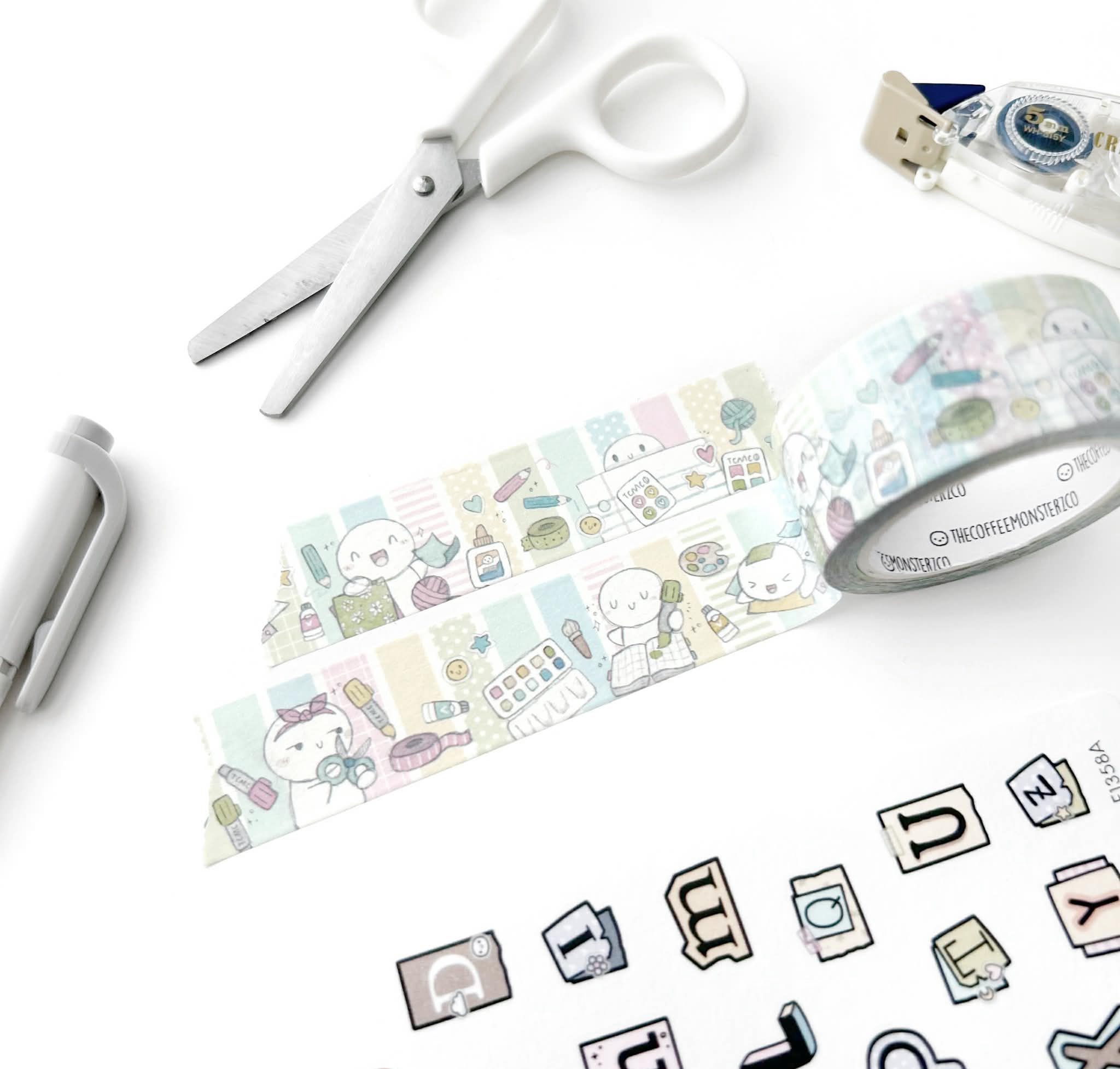 The Coffee Monsterz Co Colourful Crafts Washi Tape — gallery