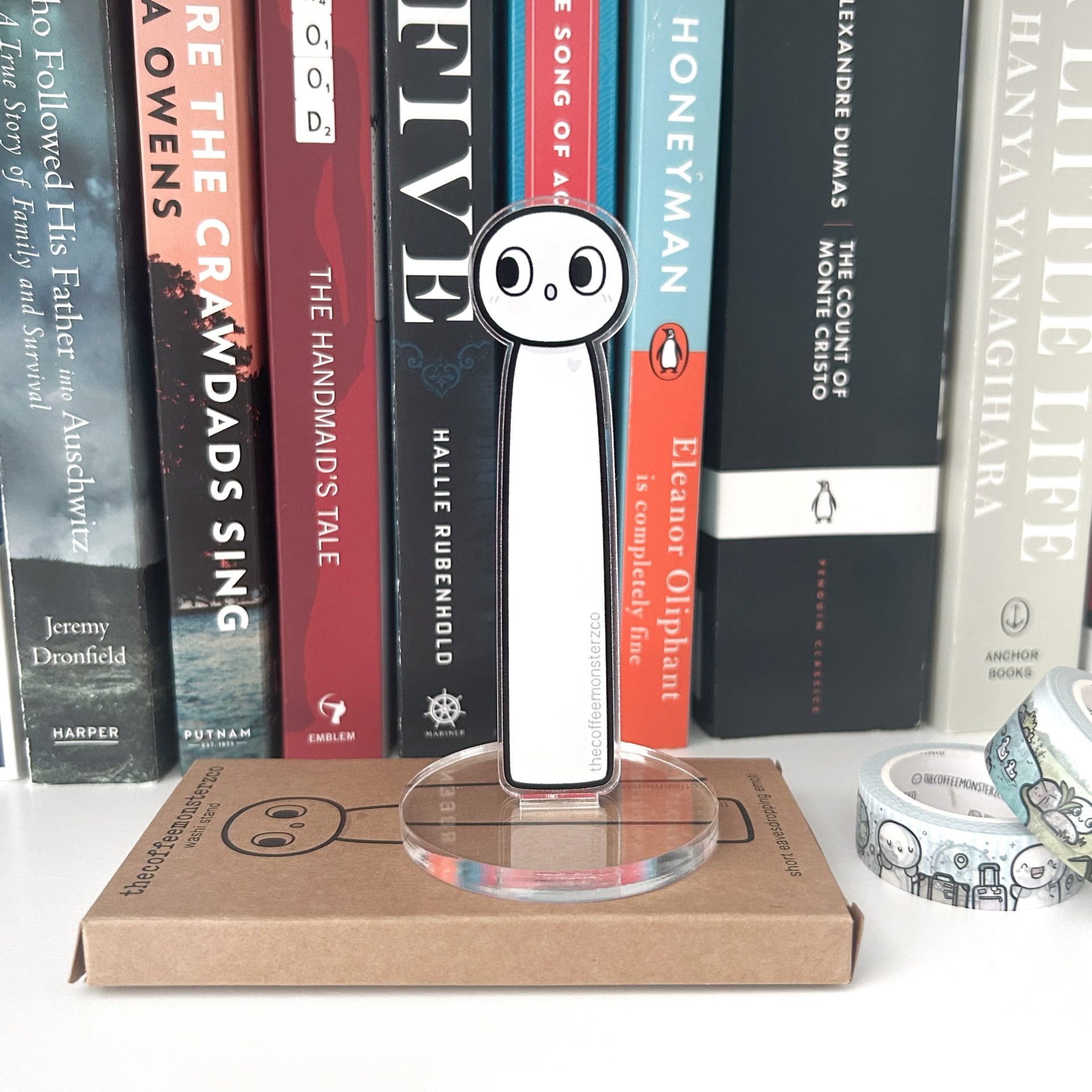 The Coffee Monsterz Co Eavesdropping Acrylic Washi Stand - Short