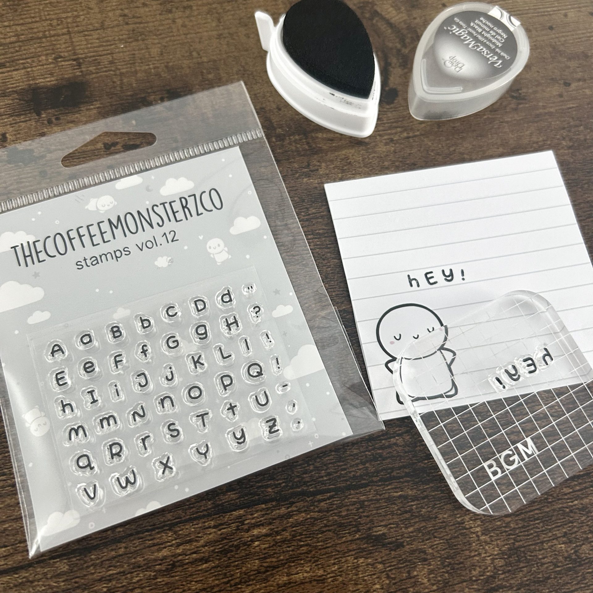The Coffee Monsterz Co Emoti Stamp Set Vol.12